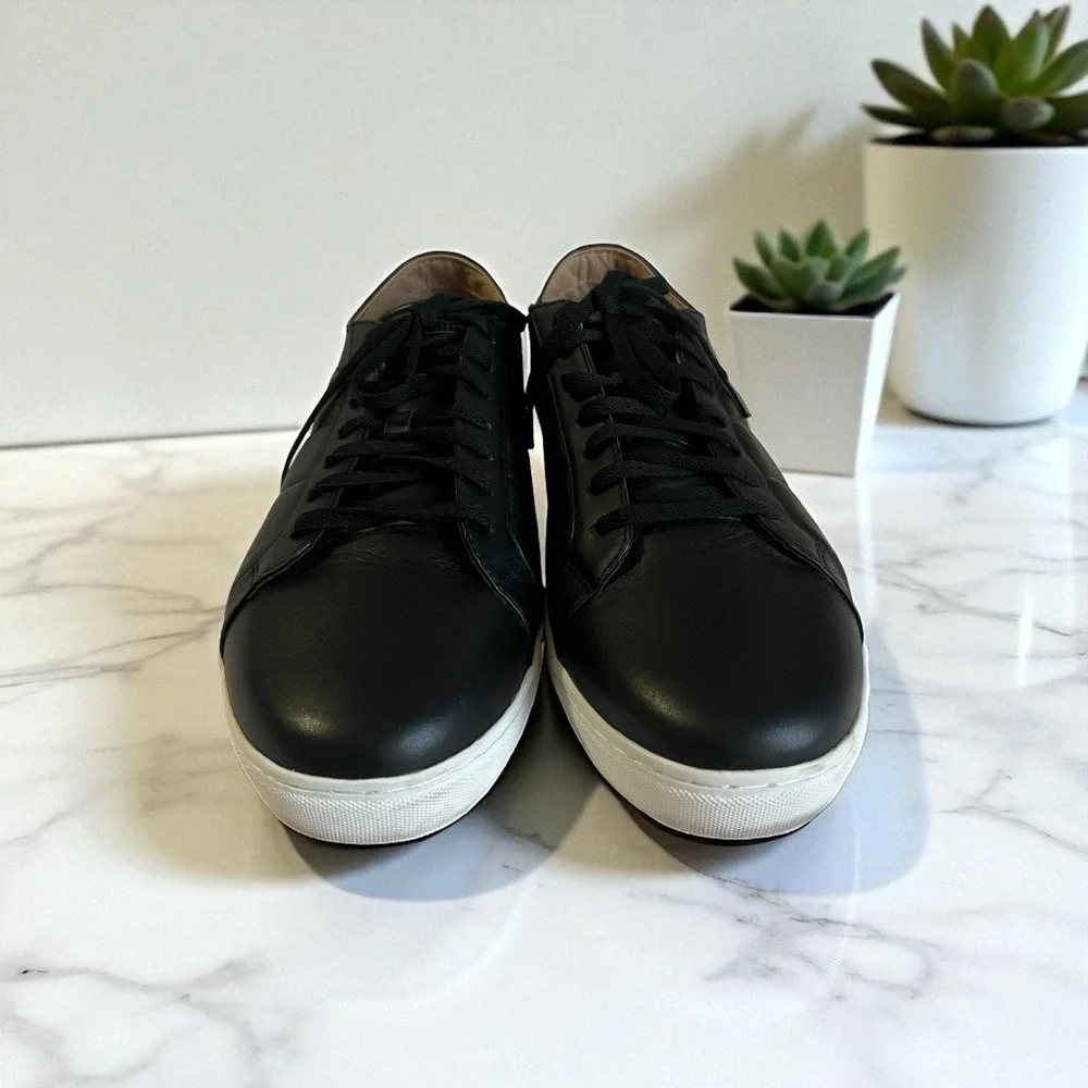 Skechers Street Men's Air-Cooled Wide‎ Fit Memory Foam Black Size 10.5